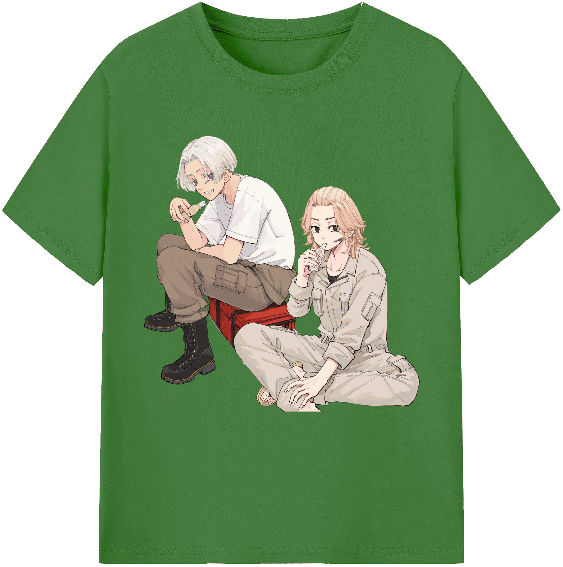 （画像用） 東京リベンジャーズ Tokyo Revengers レディースカジュアルプリントTシャツ（綿100％）